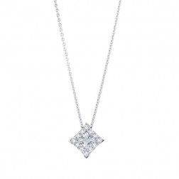 Diamond Embrace Princess Style Necklace